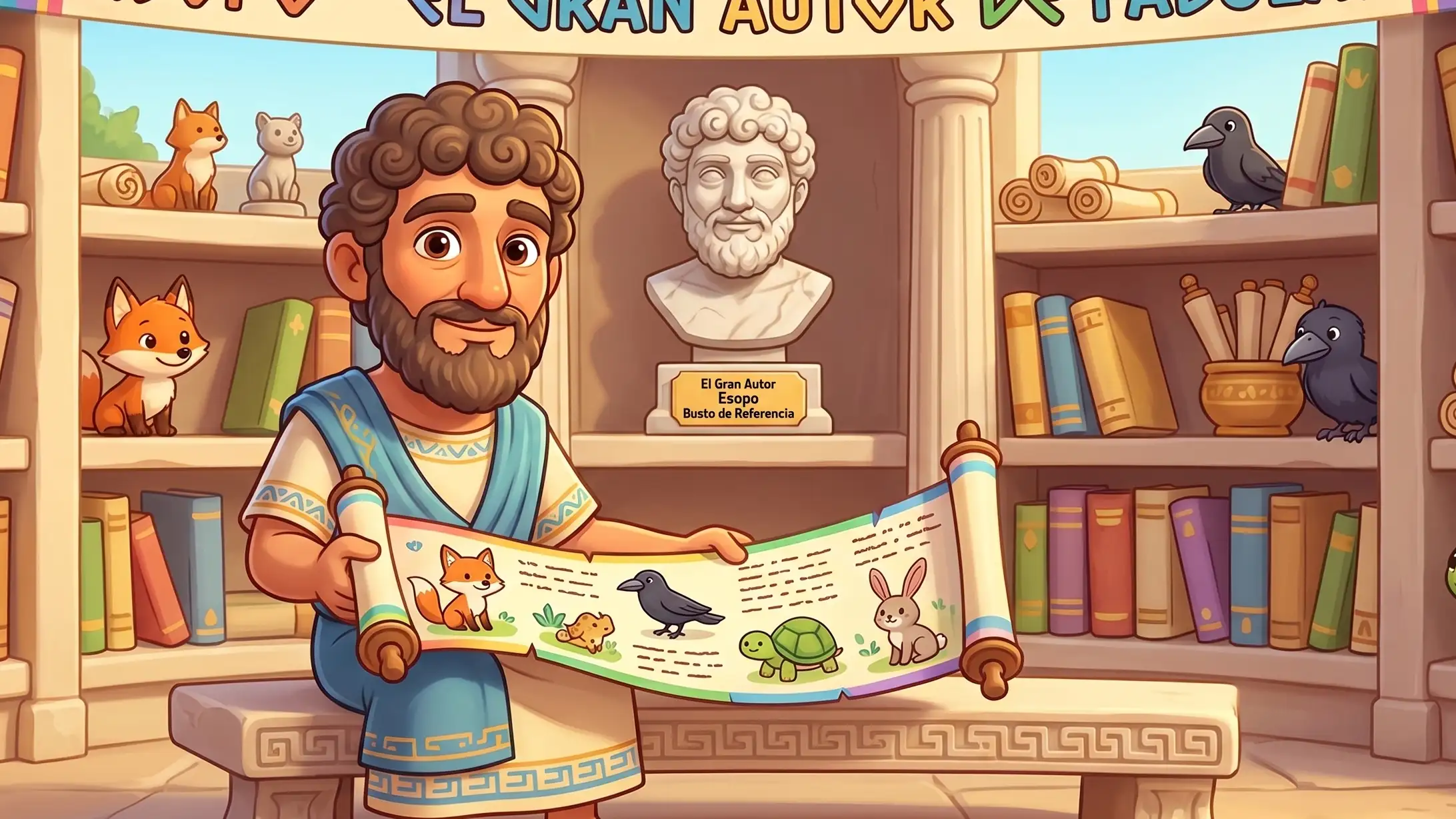Esopo para Niños - Su biografía y fábulas